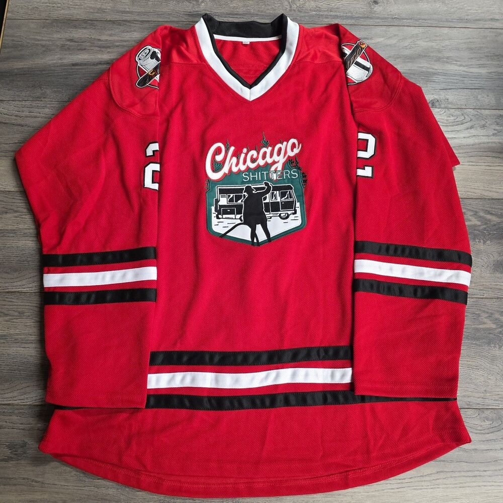 Chicago Hockey Jersey Size 3XL Number 2 Eddie Rare National Lampoon